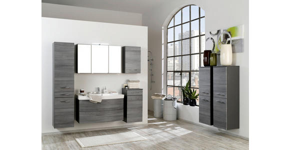 SPIEGELSCHRANK 100/64/20 cm - Chromfarben/Graphitfarben, KONVENTIONELL, Glas/Holzwerkstoff (100/64/20cm) - Xora