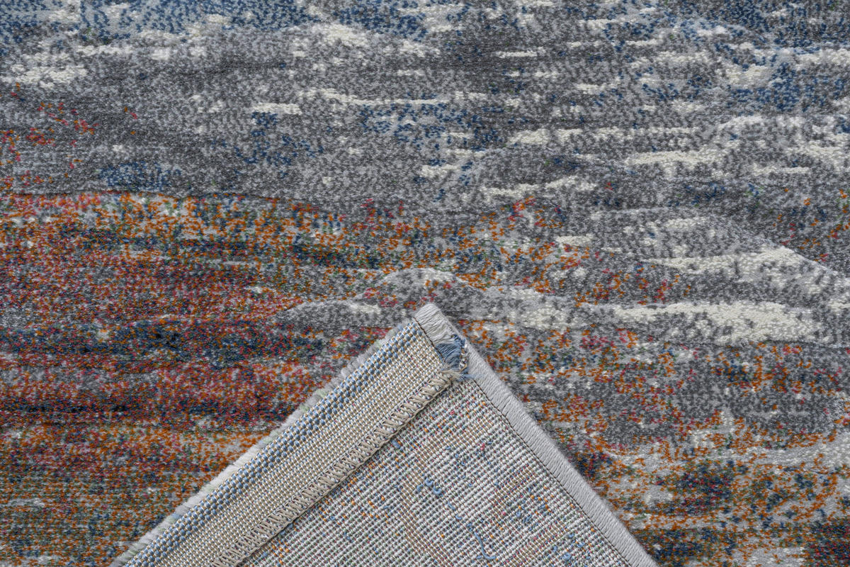 WEBTEPPICH 120/170 cm Argentum Multicolor  - Multicolor, KONVENTIONELL, Kunststoff/Textil (120/170cm) - Novel