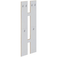 WANDGARDEROBE - Honigeiche/Weiß, Design, Holzwerkstoff (57/140/20cm) - MID.YOU