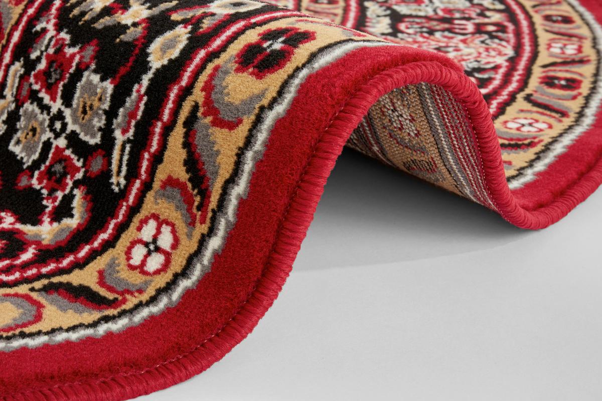 VINTAGE-TEPPICH 160 cm Mirkan Rot, Multicolor  - Rot/Multicolor, Basics, Kunststoff/Textil (160cm) - Hanse Home