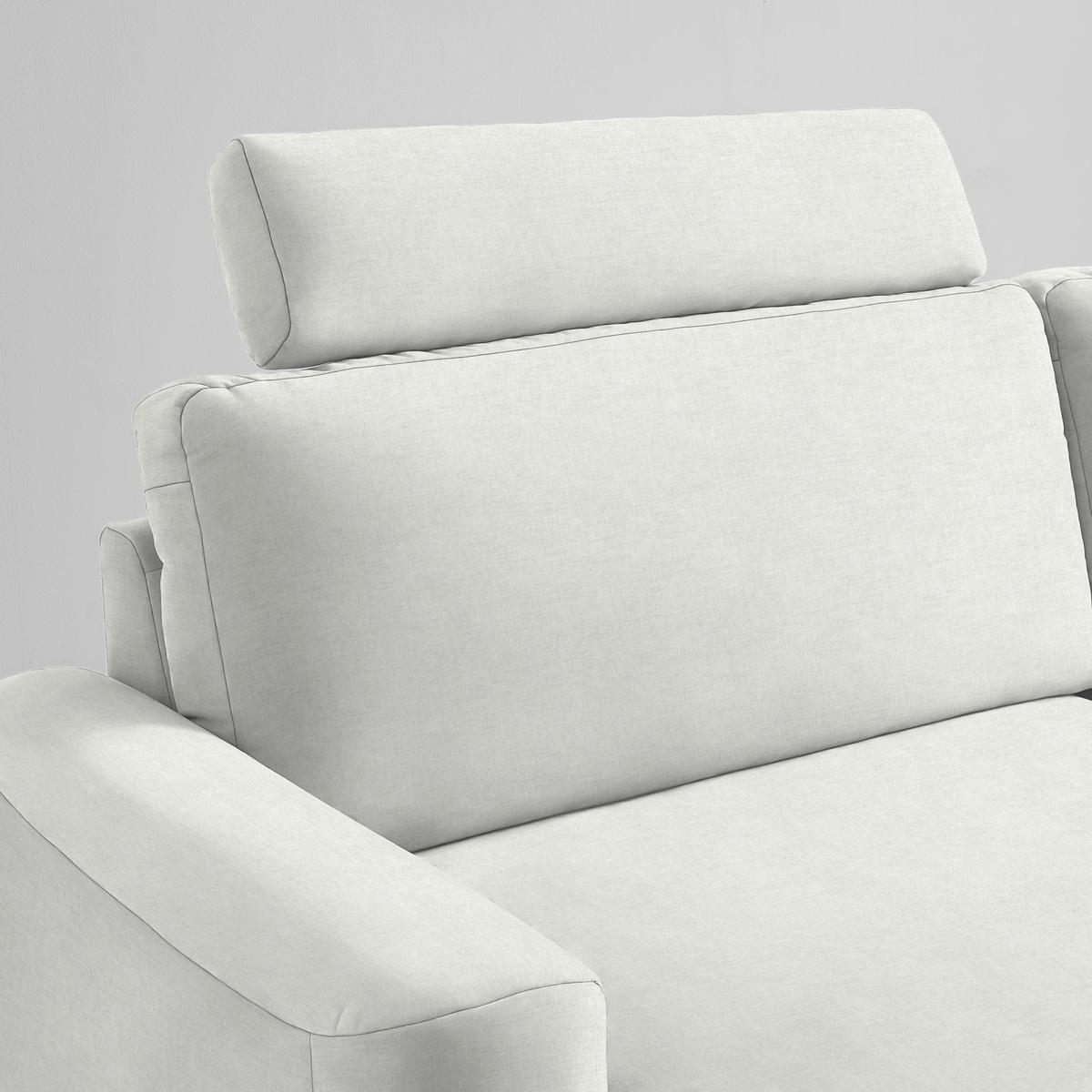 KOPFSTÜTZE Chenille  - Creme, Konventionell, Textil (84/21/21cm) - MID.YOU