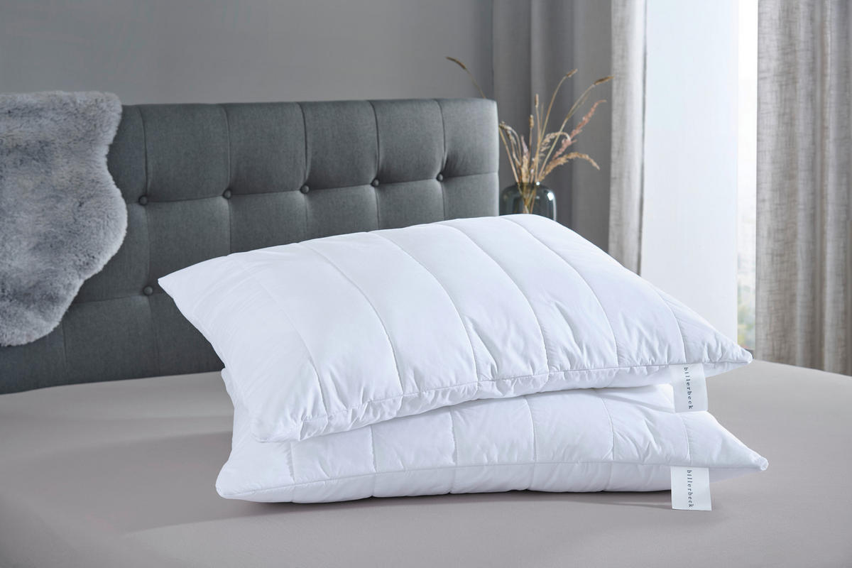 KOPFPOLSTER 70/90 cm   - Weiß, Basics (70/90cm) - Billerbeck