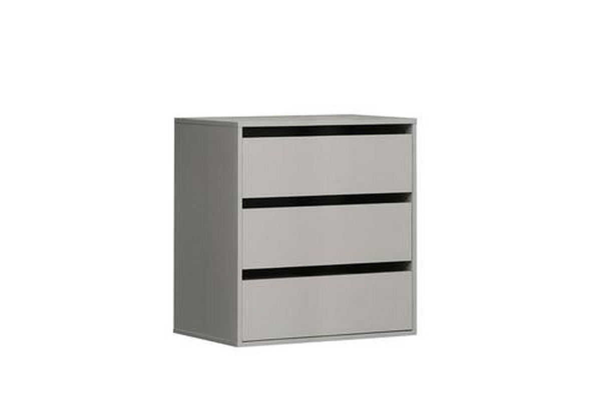 FIÓKOS SZEKRÉNYBETÉT - szürke, Design, műanyag/faalapú anyag (98,7/70,6/39,6cm) - Xora