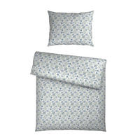 POVLEČENÍ, flanel, modrá, bílá, 140/200 cm - bílá/modrá, textil (140/200cm) - Esposa