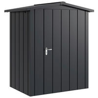 GERÄTEHAUS 189/219/133 cm  - Anthrazit, Basics, Metall (189/219/133cm)