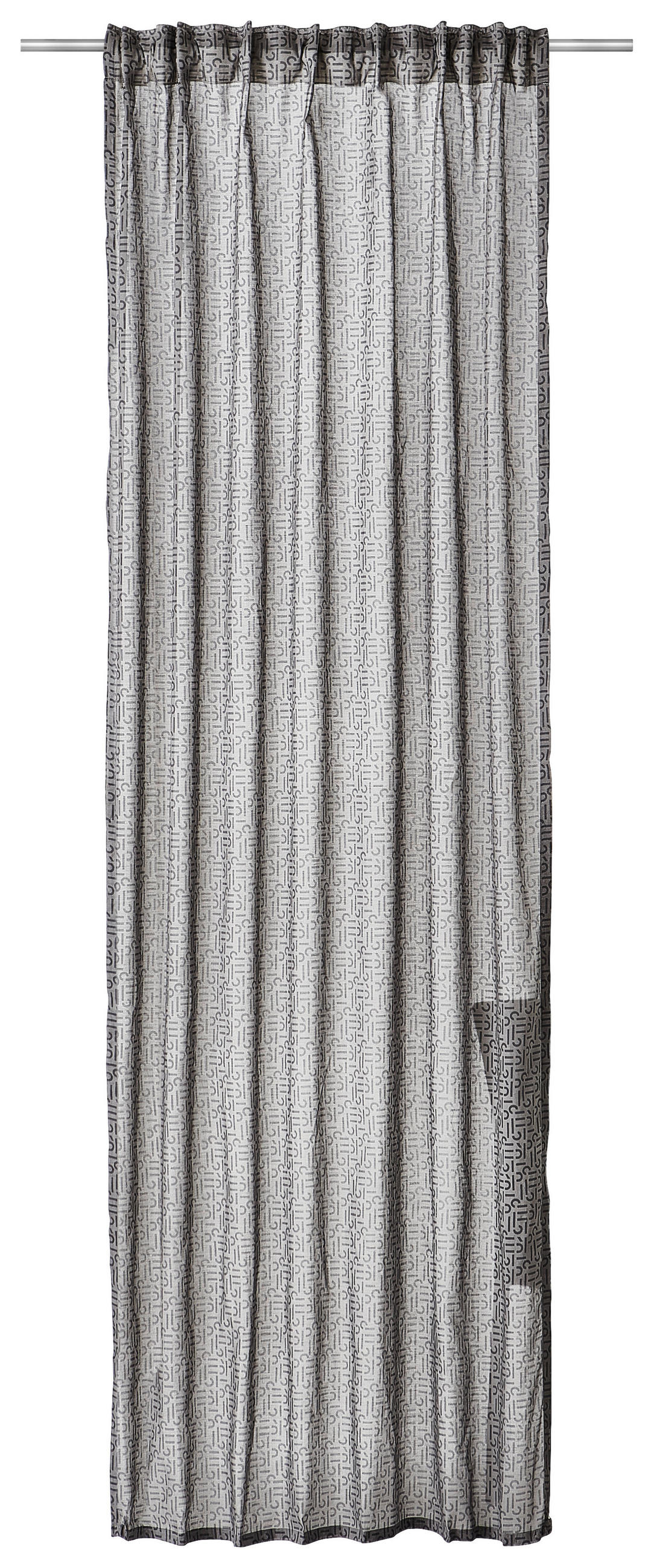 FERTIGVORHANG  transparent   130/250 cm  - Anthrazit, Basics, Textil (130/250cm) - Esprit