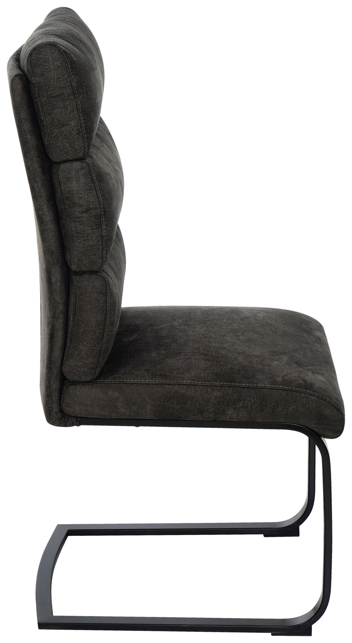 SCHWINGSTUHL  Stoffauswahl Webstoff  - Schwarz/Braun, Design, Textil/Metall (47/106/63cm) - Novel