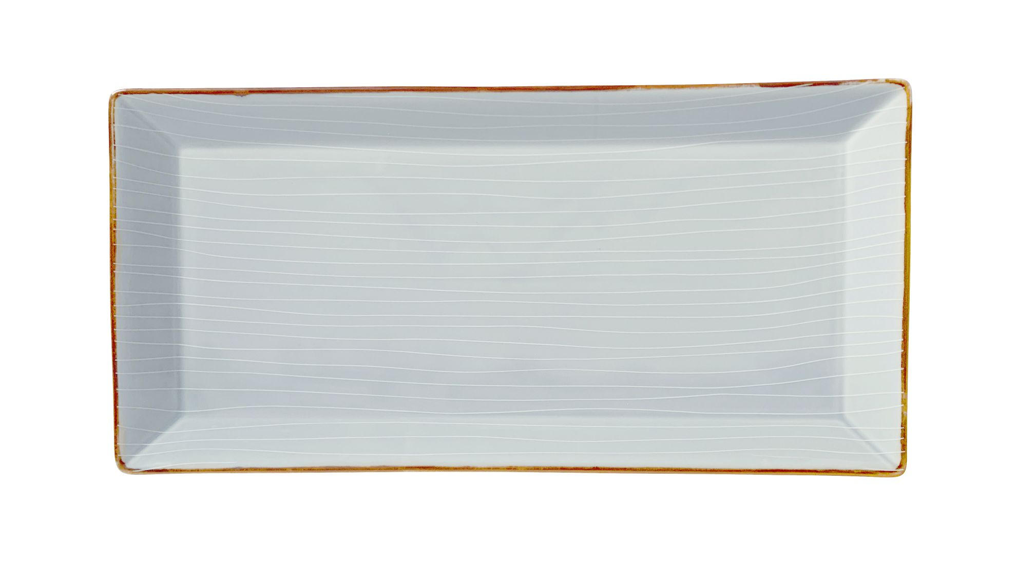 SERVIERPLATTE   18/36 cm   - Grau, Design, Keramik (18/36cm) - Landscape