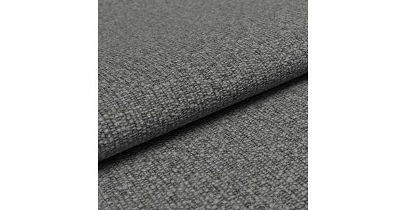 ECKSOFA  in Flachgewebe Dunkelgrau  255-365/175-224 cm  - Dunkelgrau/Schwarz, Design, Textil/Metall (255-365/175-224cm) - Dieter Knoll