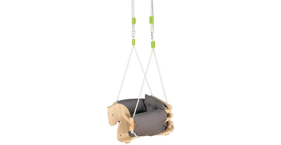BABYSCHAUKEL - Grau, Trend, Holz/Kunststoff (46/37/33cm) - My Baby Lou