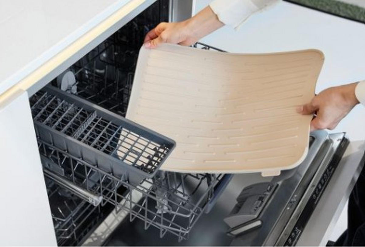 Diskunderlägg  - beige, Design, plast (32,5/43,8/0,9cm) - Brabantia