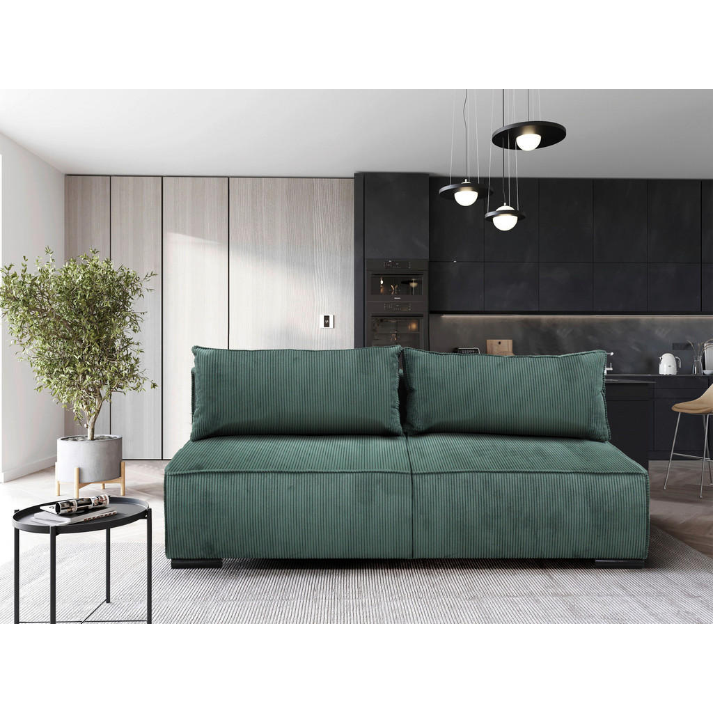 Schlafsofa Flow Grün B: 202 Cm