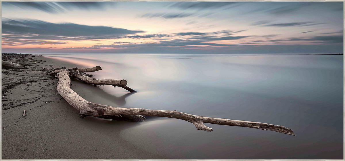 KUNSTDRUCK Landschaft & Natur 150/70 cm  - Silberfarben/Multicolor, Natur, Holz/Kunststoff (150/70cm) - Monee