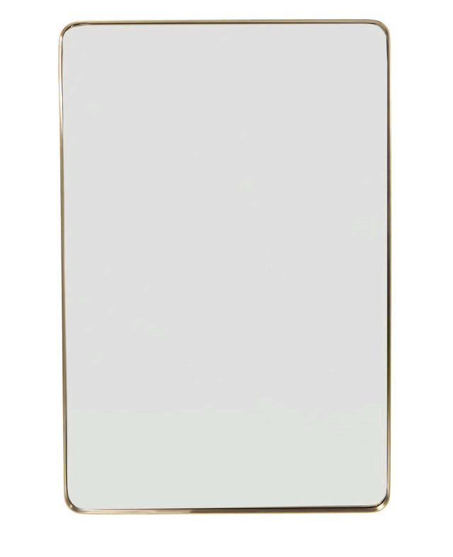 WANDSPIEGEL 80/120/5 cm    in rechteckig  - Messingfarben, LIFESTYLE, Glas/Metall (80/120/5cm) - Kare-Design