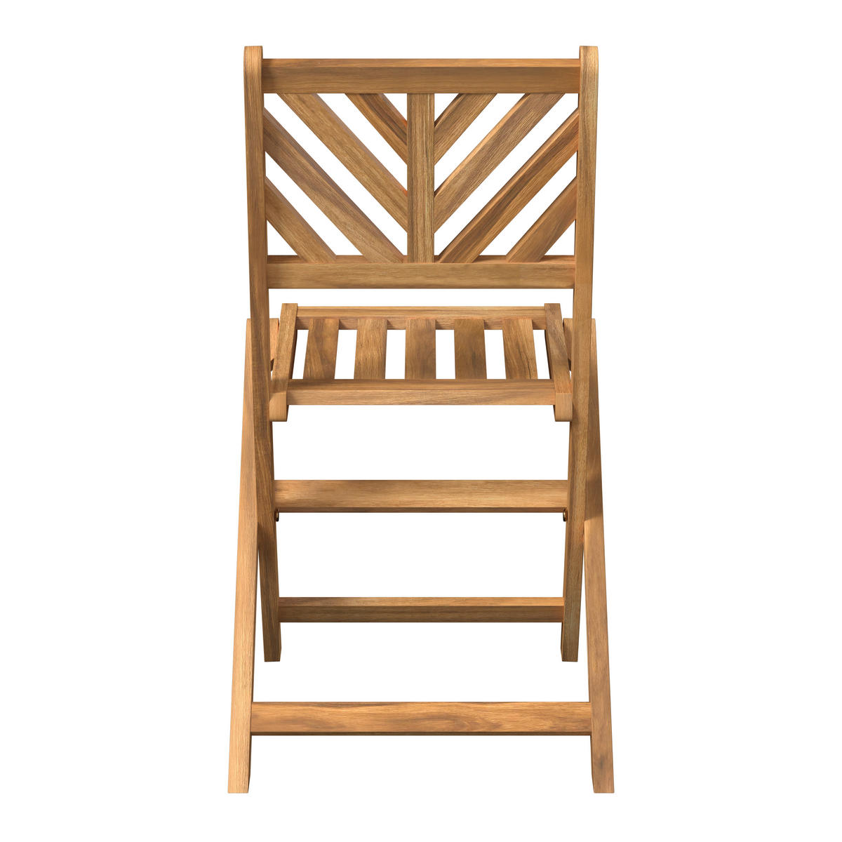 BALKONSET   - Akaziefarben, MODERN, Holz (57/57/74cm) - Ambia Garden