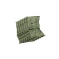 SESSELAUFLAGENSET Blätter  - Grün, Basics, Textil (50/7/100cm)