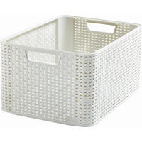 UNIVERZÁLNY KOŠÍK béžová - béžová, Basics, plast (23/43.6/32.6cm)