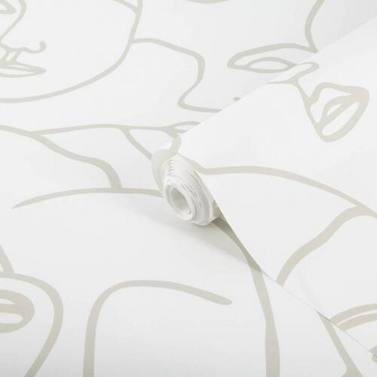 FOTOTAPET 150/280 cm  - vit/beige, Trend, papper/plast (150/280cm)