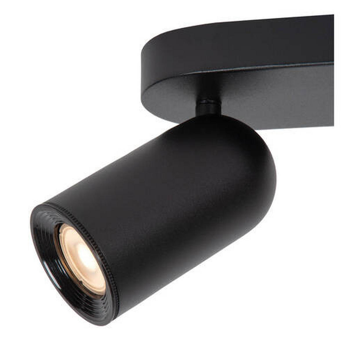 STRAHLER Punch 63/10.5/10.5 cm   - Schwarz, KONVENTIONELL, Metall (63/10.5/10.5cm) - Lucide