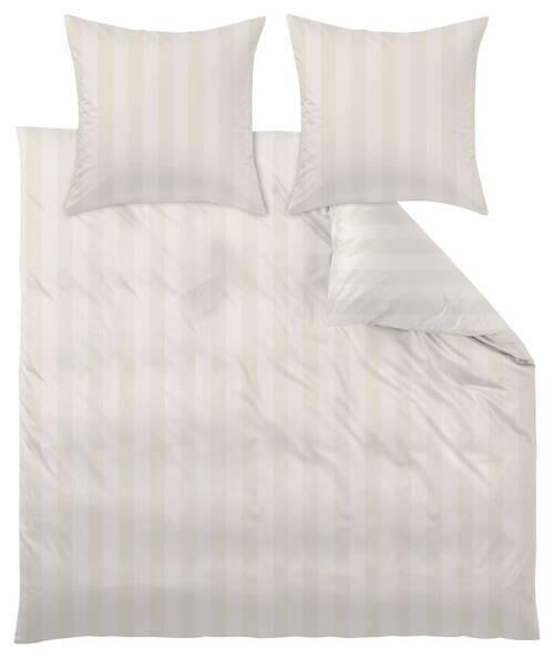 Curt Bauer POSTEĽNÁ BIELIZEŇ, damask, béžová, 200/200 cm