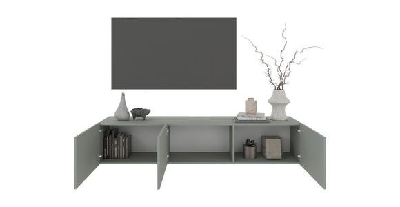 LOWBOARD in 180/36,7/42 cm - Grün, Design, Holzwerkstoff (180/36,7/42cm) - Hom`in