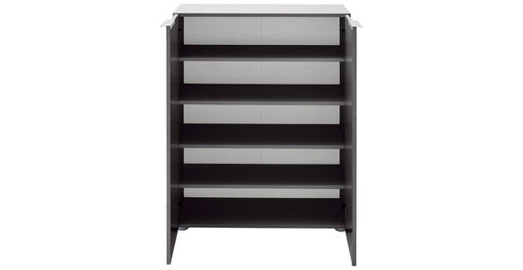 GARDEROBE 3-teilig in 135/190/39 cm - Wengefarben/Anthrazit, Design, Glas/Holzwerkstoff (135/190/39cm) - Carryhome