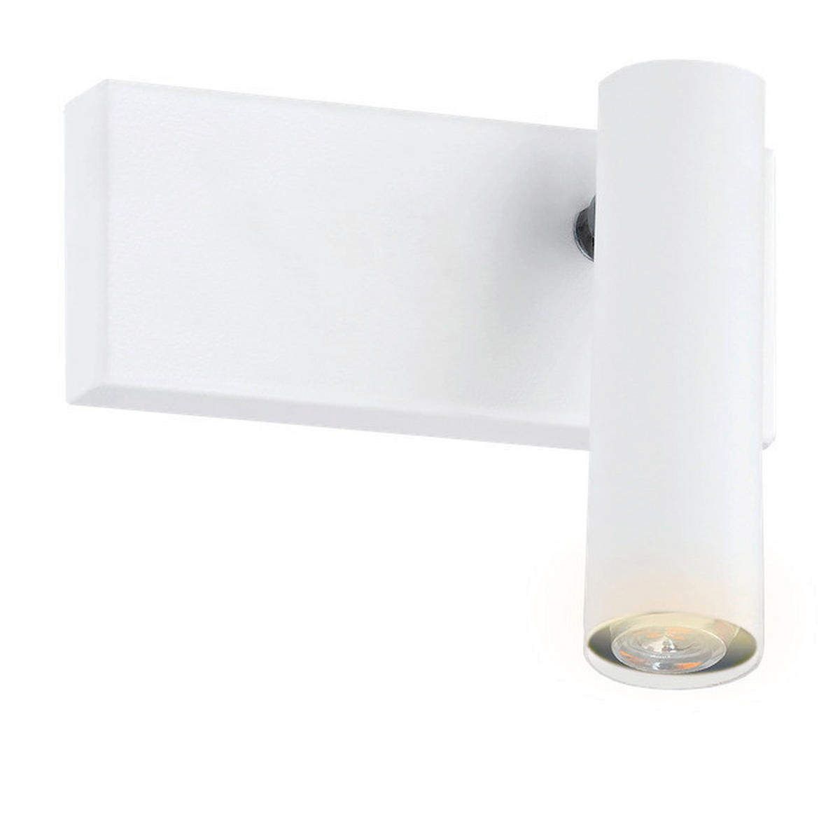 WANDLEUCHTE Argon Etna Plus 18/20,5/14 cm   - Weiß, Design, Metall (18/20,5/14cm)
