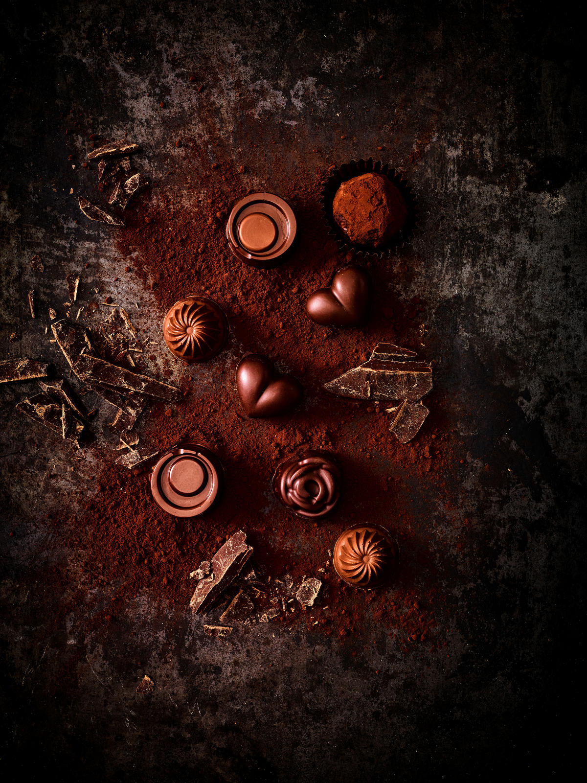 PRALINEN-BACKFORM  - Braun, KONVENTIONELL, Kunststoff (11,5/21,2/2cm) - Birkmann