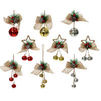 UKRAS ZA NOVOGODIŠNJU JELKU - Osnovno, plastika/prirodni materijali (6/10/12cm)