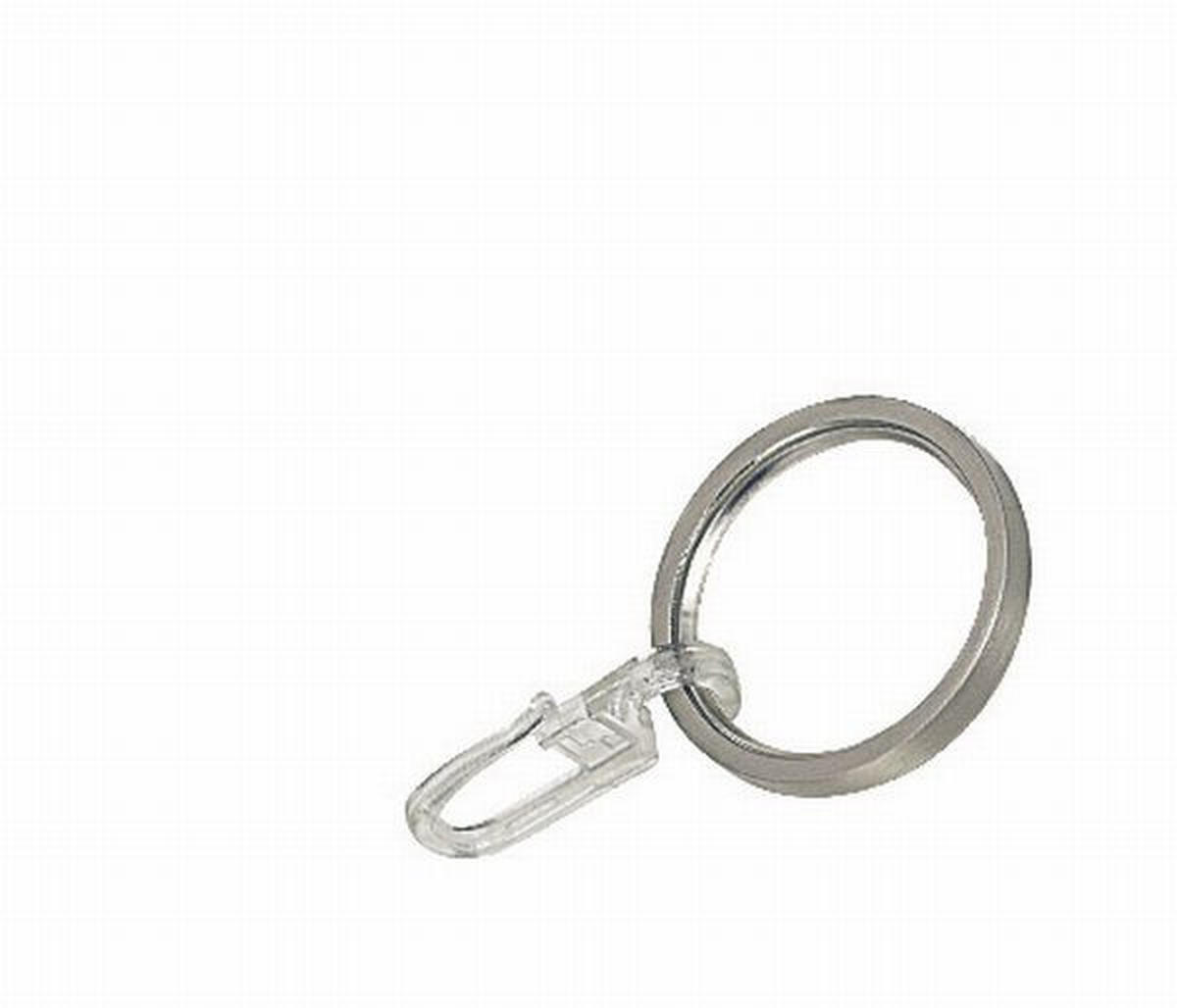 SADA KRÚŽKOV 10 ks - farba ušľachtilej ocele, Basics, kov (3.4cm) - Homeware