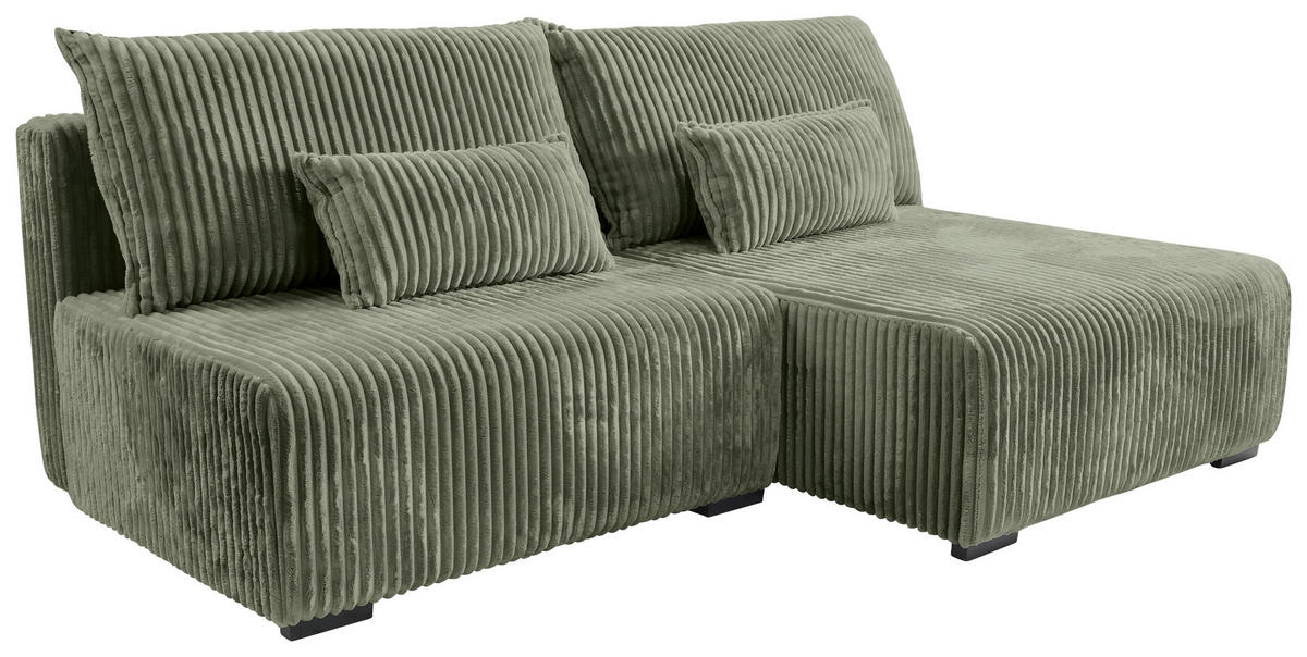 Freisteller von Carryhome ECKSOFA Olivgrün Cord.
