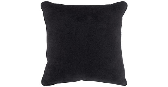 ZIERKISSEN  45/45 cm   - Anthrazit/Silberfarben, KONVENTIONELL, Textil (45/45cm) - Novel