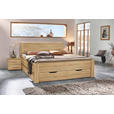 STAURAUMBETT 120/200 cm  in Eichefarben  - Eichefarben, Design, Holzwerkstoff (120/200cm) - Xora