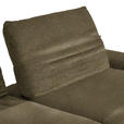 ECKSOFA  in Bouclé Khaki  280/170-195 cm  - Khaki/Schwarz, Design, Textil/Metall (280/170-195cm) - Dieter Knoll
