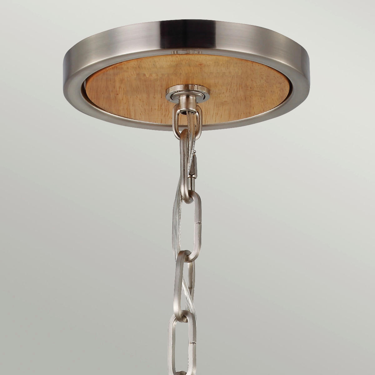 HÄNGELEUCHTE 66/87.6 cm  - Natur, Glas/Holz (66/87.6cm) - Elstead Lighting