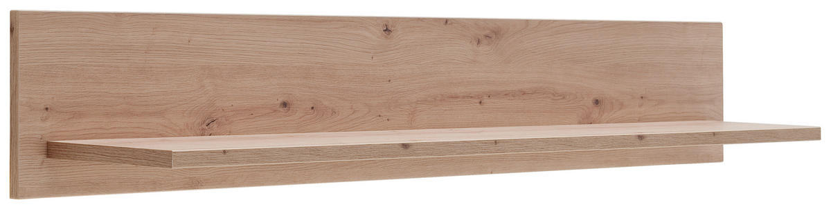 WANDBOARD in 160/24/25 cm Eichefarben  - Eichefarben, Design, Holzwerkstoff (160/24/25cm) - MID.YOU