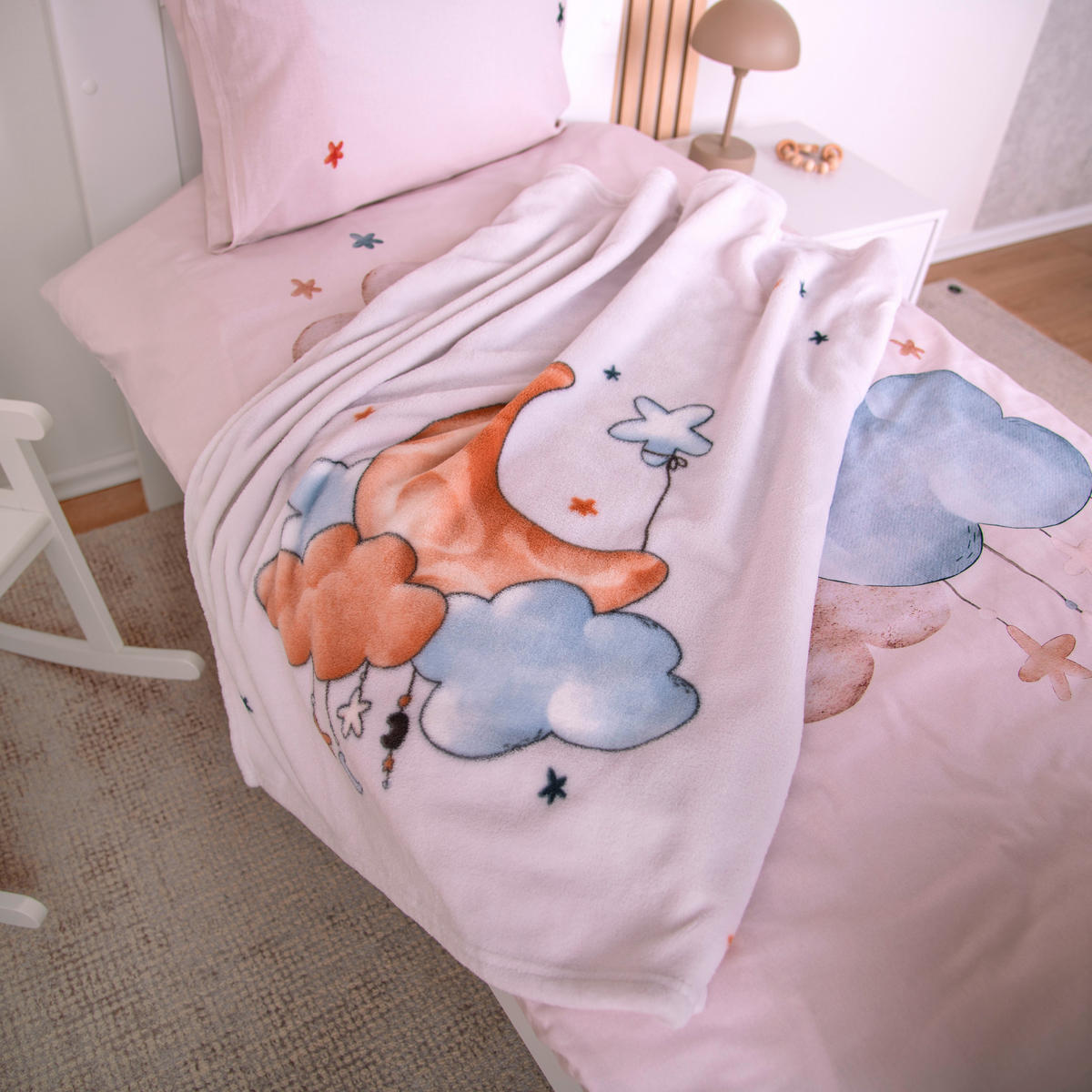BABYDECKE 75/100 cm  - Greige/Multicolor, Basics, Textil (75/100cm) - Herding