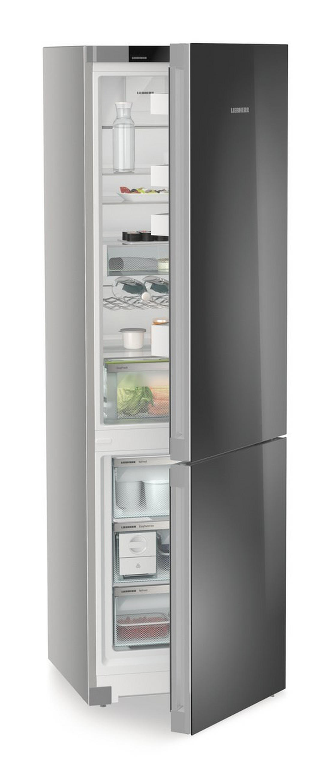 KÜHL-GEFRIER-KOMBINATION CNGBC5723  - Edelstahlfarben, Basics, Metall (59,7/201,5/68,2cm) - Liebherr