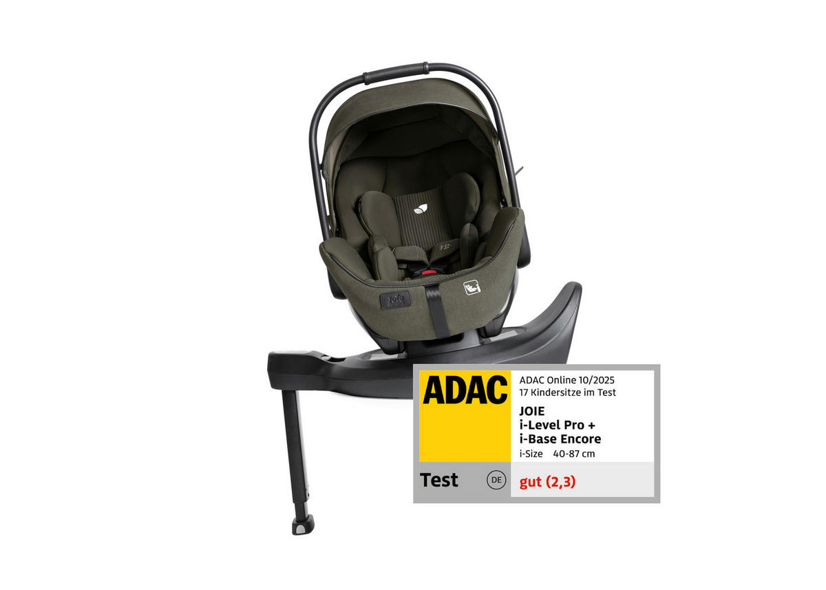 BABYSCHALE i-Level Pro Evergreen   - Olivgrün, Basics, Textil (36/56/68cm) - JOIE SIGNATURE