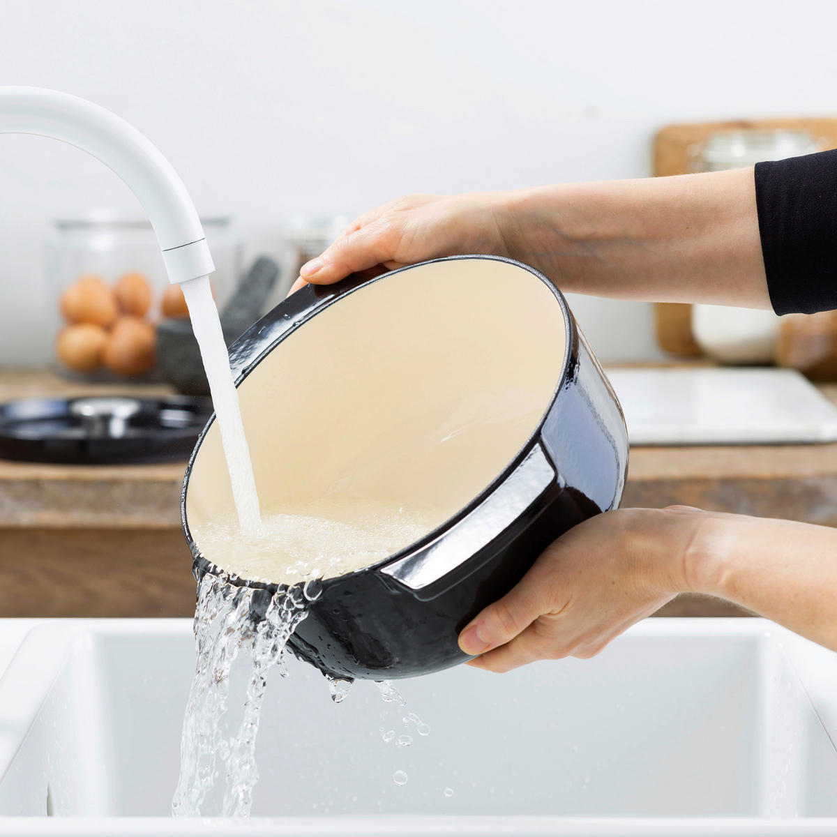 BRÄTER Cast Iron  - Creme/Schwarz, Basics, Metall (3.3l) - Kitchenaid