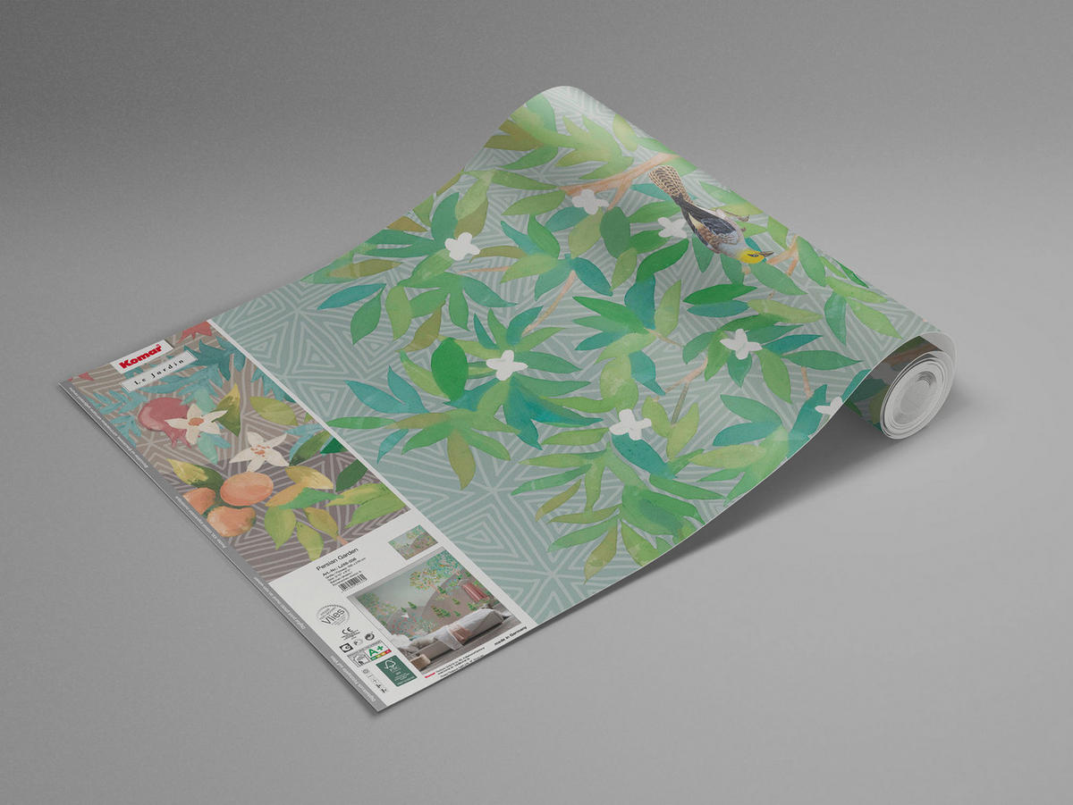 NON WOVEN-TAPET 300/250 cm  - multicolor, Basics (300/250cm) - Komar