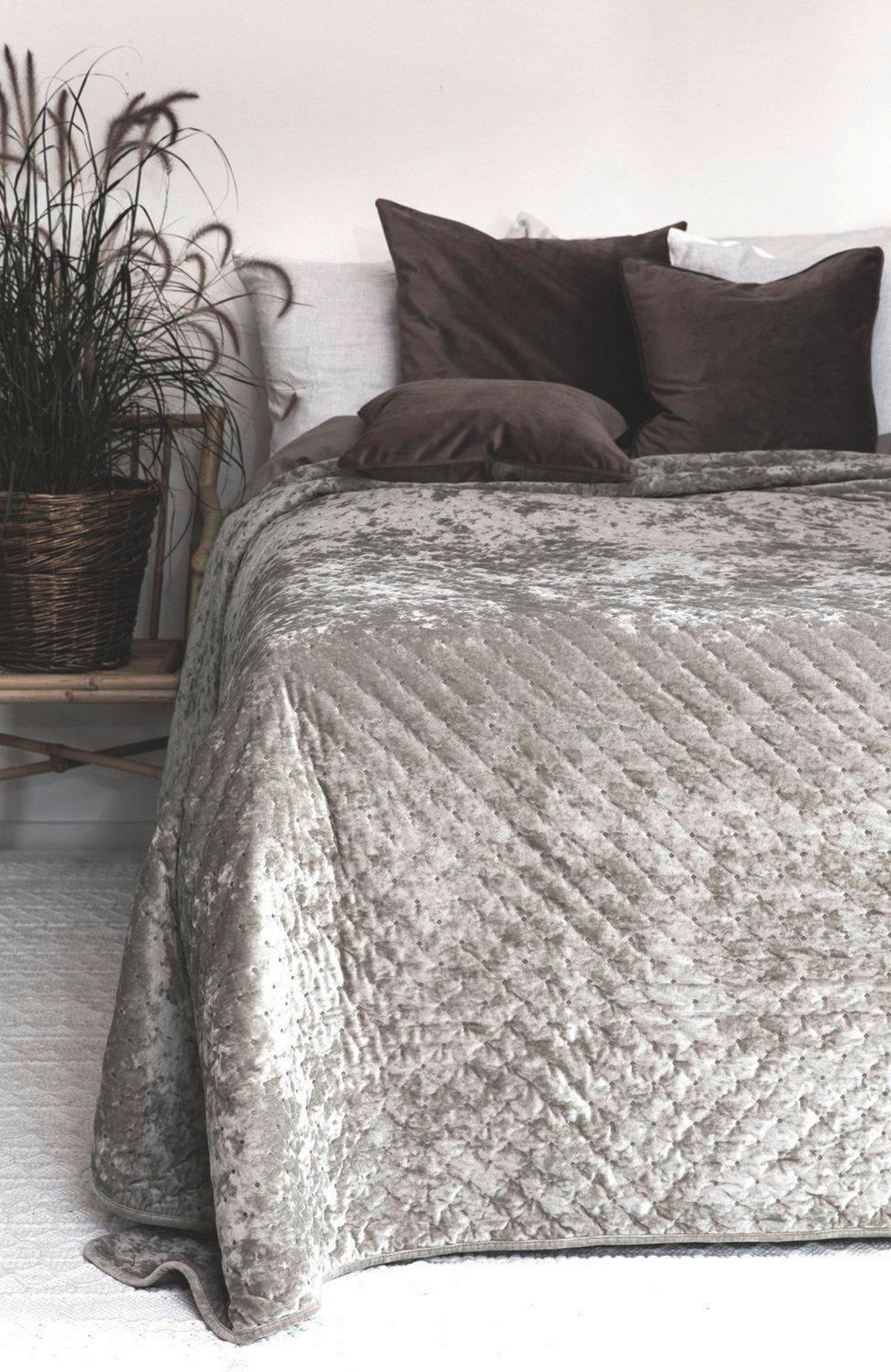TAGESDECKE 260/260 cm  - Beige, Basics, Textil (260/260cm)