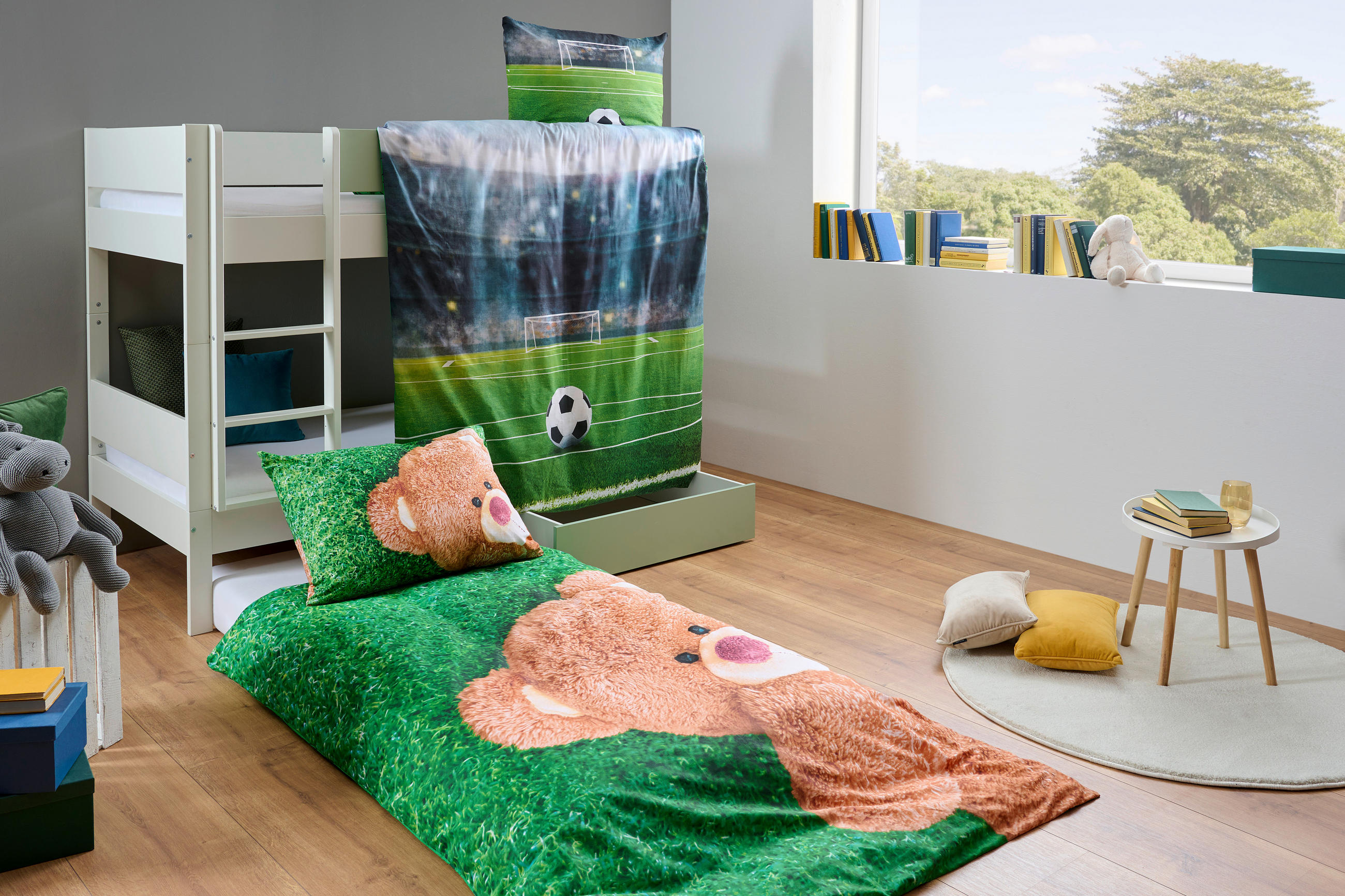 DEČJA POSTELJINA TEDDY 135/200 cm tekstil višebojna  - višebojna, Osnovno, tekstil (135/200cm)