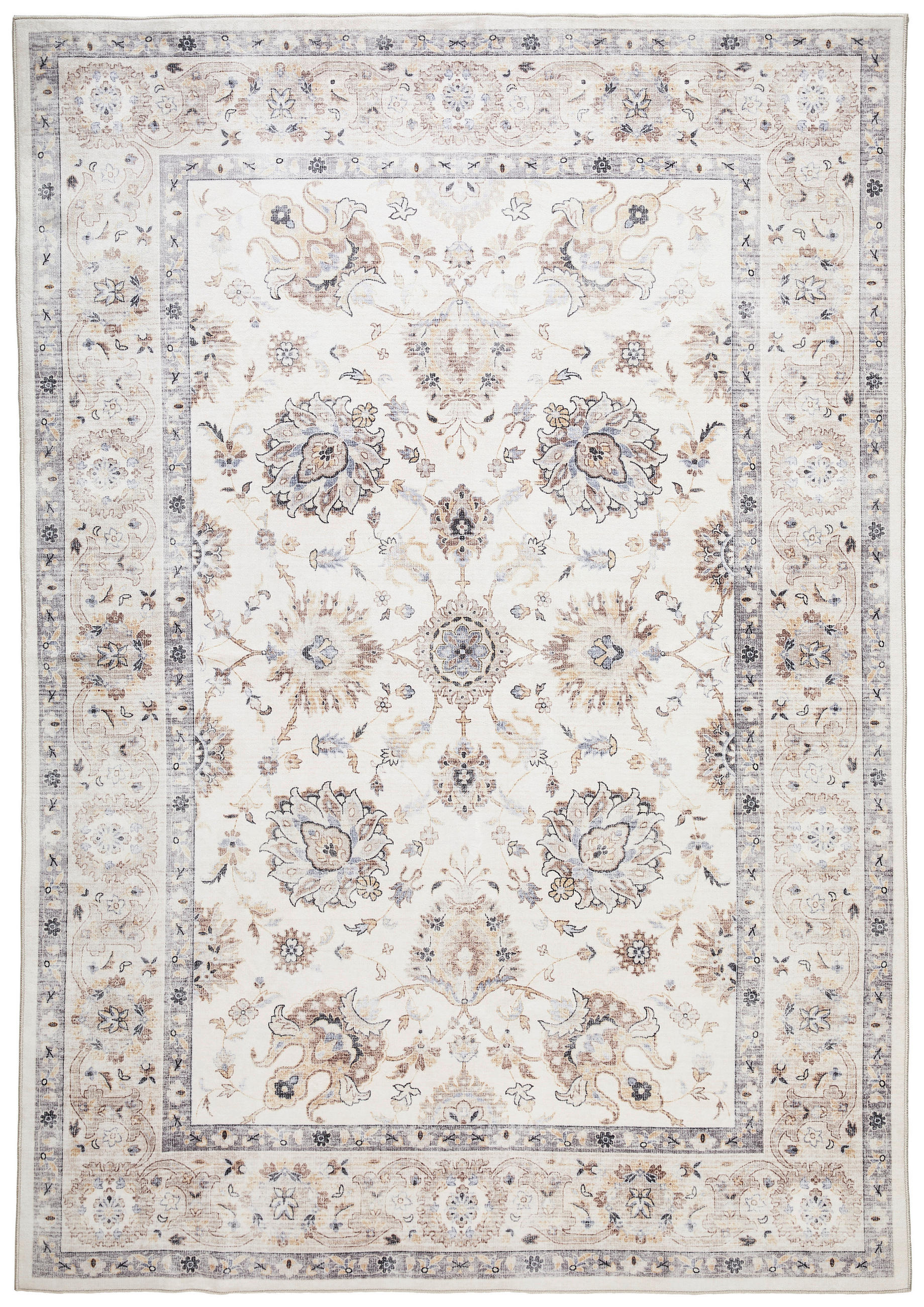 Novel Vintage-Teppich Beige 160x230 cm