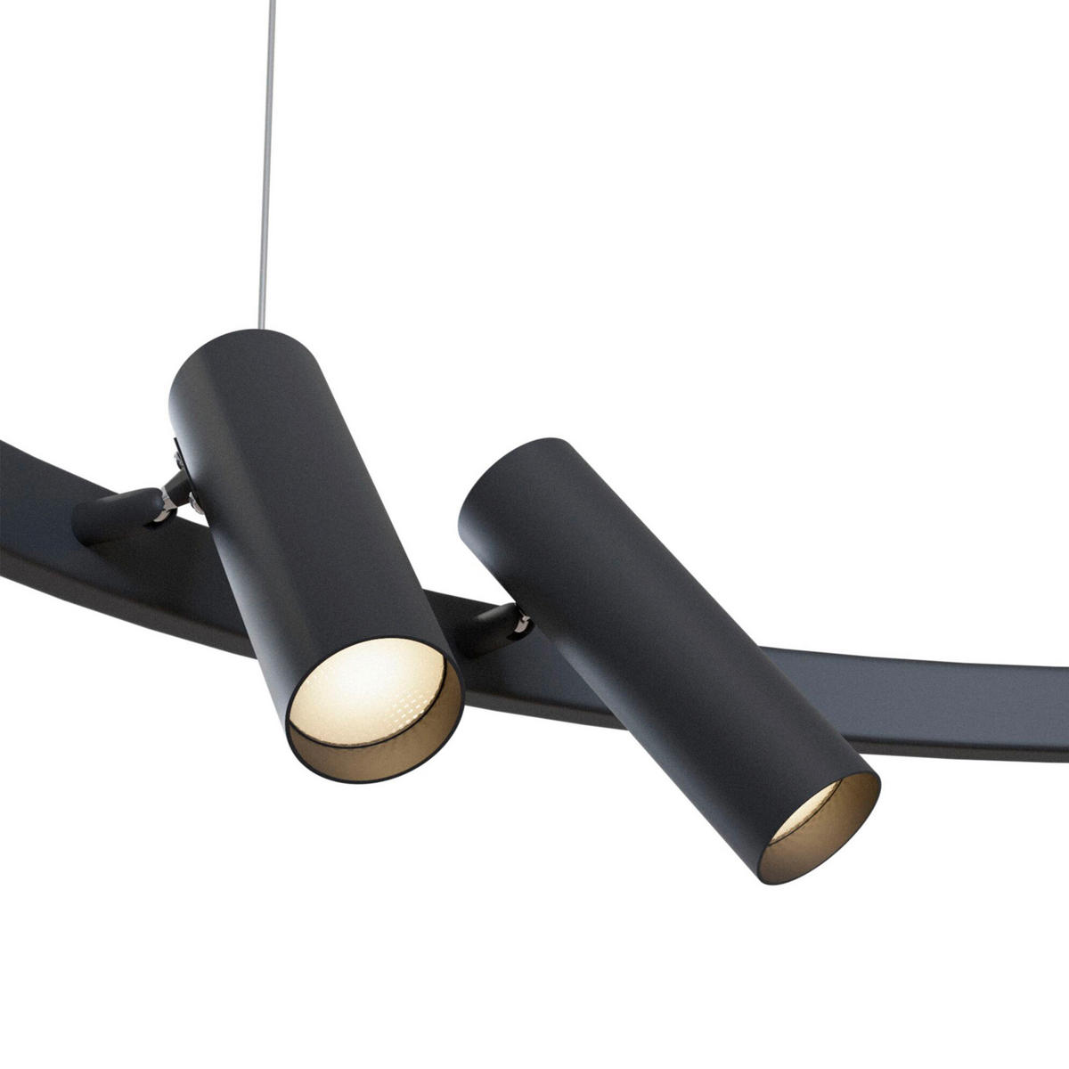 PENDELLEUCHTE  90/90/120 cm   - Schwarz, Trend, Metall (90/90/120cm) - MAYTONI