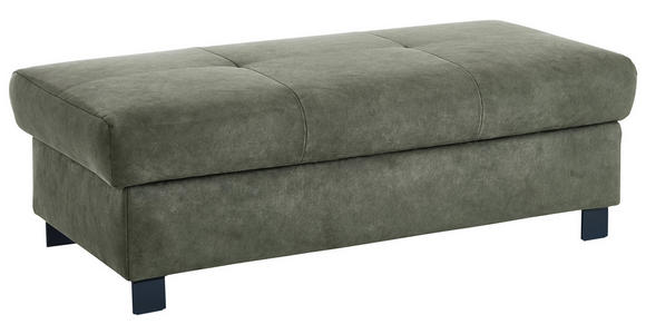 SCHLAFSOFA  in Flachgewebe Dunkelgrün  - Dunkelgrün/Schwarz, KONVENTIONELL, Textil/Metall (232/77/116cm) - Dieter Knoll