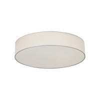 LED-DECKENLEUCHTE 50/10 cm    - Weiß, Trend, Kunststoff/Textil (50/10cm) - Novel