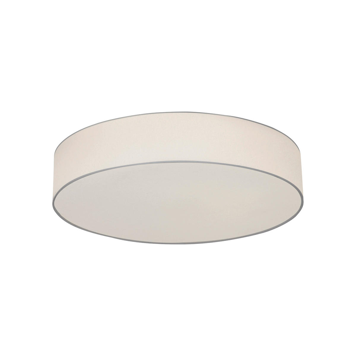 LED-DECKENLEUCHTE 50/10 cm    - Weiß, Trend, Kunststoff/Textil (50/10cm) - Novel