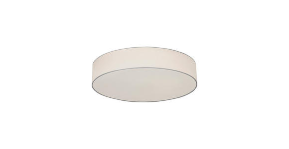 LED-DECKENLEUCHTE 50/10 cm    - Weiß, Trend, Kunststoff/Textil (50/10cm) - Novel