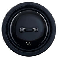 TOPFDECKEL 14 cm  - Schwarz, Basics, Metall (14cm) - Riess